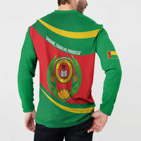 Cape Verde 1975-1992 Button Sweatshirt Unidade Trabalho Progresso