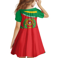 Cape Verde 1975-1992 Kid Short Sleeve Dress Unidade Trabalho Progresso