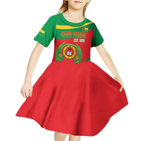 Cape Verde 1975-1992 Kid Short Sleeve Dress Unidade Trabalho Progresso