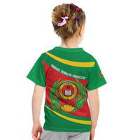 Cape Verde 1975-1992 Kid T Shirt Unidade Trabalho Progresso