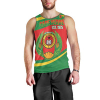 Cape Verde 1975-1992 Men Tank Top Unidade Trabalho Progresso