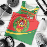 Cape Verde 1975-1992 Men Tank Top Unidade Trabalho Progresso