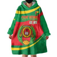 Cape Verde 1975-1992 Wearable Blanket Hoodie Unidade Trabalho Progresso
