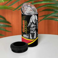 First Empire Of Haiti 1804-1806 4 in 1 Can Cooler Tumbler Jean-Jacques Dessalines Liberte ou la Mort!