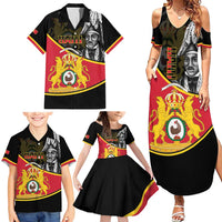 First Empire Of Haiti 1804-1806 Family Matching Summer Maxi Dress and Hawaiian Shirt Jean-Jacques Dessalines Liberte ou la Mort!