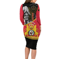 First Empire Of Haiti 1804-1806 Long Sleeve Bodycon Dress Jean-Jacques Dessalines Liberte ou la Mort!