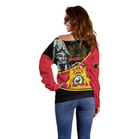 First Empire Of Haiti 1804-1806 Off Shoulder Sweater Jean-Jacques Dessalines Liberte ou la Mort!