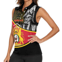 First Empire Of Haiti 1804-1806 Women Sleeveless Polo Shirt Jean-Jacques Dessalines Liberte ou la Mort!