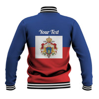 Personalised Second Empire of Haiti 1849-1859 Baseball Jacket Anpi an Ayiti Flag Style