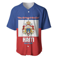 Personalised Second Empire of Haiti 1849-1859 Baseball Jersey Anpi an Ayiti Flag Style
