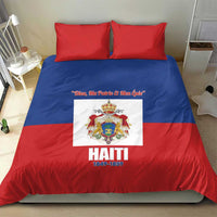 Second Empire of Haiti 1849-1859 Bedding Set Anpi an Ayiti Flag Style