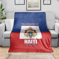 Second Empire of Haiti 1849-1859 Blanket Anpi an Ayiti Flag Style