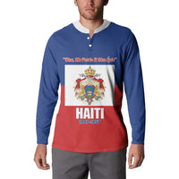 Personalised Second Empire of Haiti 1849-1859 Button Sweatshirt Anpi an Ayiti Flag Style