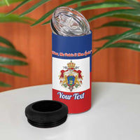 Personalised Second Empire of Haiti 1849-1859 4 in 1 Can Cooler Tumbler Anpi an Ayiti Flag Style