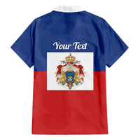 Personalised Second Empire of Haiti 1849-1859 Family Matching Puletasi and Hawaiian Shirt Anpi an Ayiti Flag Style