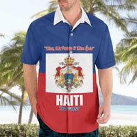 Personalised Second Empire of Haiti 1849-1859 Hawaiian Shirt Anpi an Ayiti Flag Style