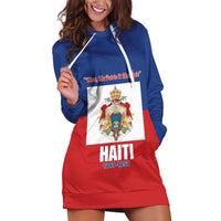 Personalised Second Empire of Haiti 1849-1859 Hoodie Dress Anpi an Ayiti Flag Style