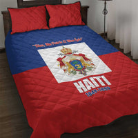 Second Empire of Haiti 1849-1859 Quilt Bed Set Anpi an Ayiti Flag Style