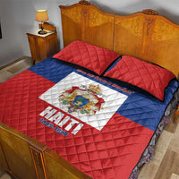 Second Empire of Haiti 1849-1859 Quilt Bed Set Anpi an Ayiti Flag Style