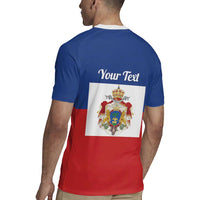 Personalised Second Empire of Haiti 1849-1859 Rugby Jersey Anpi an Ayiti Flag Style