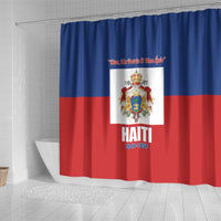 Second Empire of Haiti 1849-1859 Shower Curtain Anpi an Ayiti Flag Style