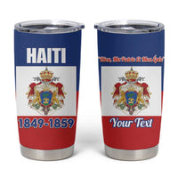 Personalised Second Empire of Haiti 1849-1859 Tumbler Cup Anpi an Ayiti Flag Style