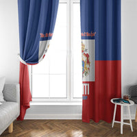 Second Empire of Haiti 1849-1859 Window Curtain Anpi an Ayiti Flag Style