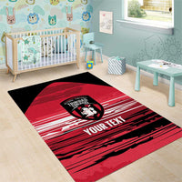 Custom Trinidad and Tobago Football Area Rug 2025 Grunge Version - Wonder Print Shop