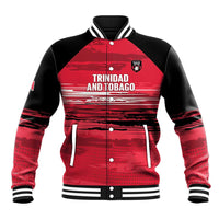 Custom Trinidad and Tobago Football Baseball Jacket 2025 Grunge Version - Wonder Print Shop