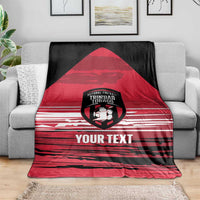 Custom Trinidad and Tobago Football Blanket 2025 Grunge Version - Wonder Print Shop
