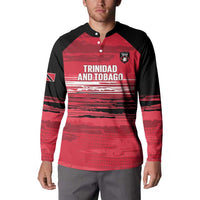 Custom Trinidad and Tobago Football Button Sweatshirt 2025 Grunge Version - Wonder Print Shop