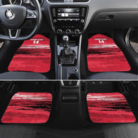 Custom Trinidad and Tobago Football Car Mats 2025 Grunge Version - Wonder Print Shop