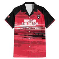 Custom Trinidad and Tobago Football Family Matching Mermaid Dress and Hawaiian Shirt 2025 Grunge Version - Wonder Print Shop