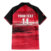 Custom Trinidad and Tobago Football Family Matching Mermaid Dress and Hawaiian Shirt 2025 Grunge Version - Wonder Print Shop