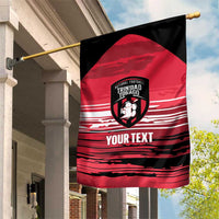Custom Trinidad and Tobago Football Garden Flag 2025 Grunge Version - Wonder Print Shop