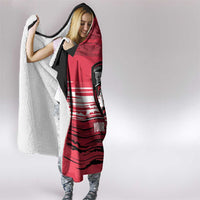 Custom Trinidad and Tobago Football Hooded Blanket 2025 Grunge Version - Wonder Print Shop