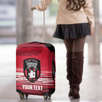 Custom Trinidad and Tobago Football Luggage Cover 2025 Grunge Version - Wonder Print Shop