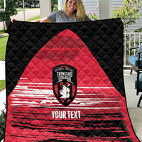 Custom Trinidad and Tobago Football Quilt 2025 Grunge Version - Wonder Print Shop