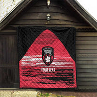Custom Trinidad and Tobago Football Quilt 2025 Grunge Version - Wonder Print Shop
