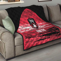 Custom Trinidad and Tobago Football Quilt 2025 Grunge Version - Wonder Print Shop