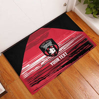 Custom Trinidad and Tobago Football Rubber Doormat 2025 Grunge Version - Wonder Print Shop