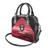 Custom Trinidad and Tobago Football Shoulder Handbag 2025 Grunge Version - Wonder Print Shop