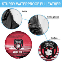 Custom Trinidad and Tobago Football Spare Tire Cover 2025 Grunge Version - Wonder Print Shop