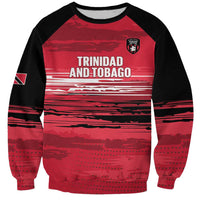 Custom Trinidad and Tobago Football Sweatshirt 2025 Grunge Version - Wonder Print Shop