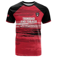 Custom Trinidad and Tobago Football T Shirt 2025 Grunge Version - Wonder Print Shop