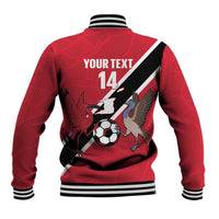 Custom Trinidad and Tobago Football Baseball Jacket Come On Soca Warriors - Wonder Print Shop