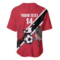 Custom Trinidad and Tobago Football Baseball Jersey Come On Soca Warriors - Wonder Print Shop