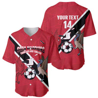 Custom Trinidad and Tobago Football Baseball Jersey Come On Soca Warriors - Wonder Print Shop