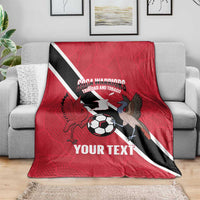 Custom Trinidad and Tobago Football Blanket Come On Soca Warriors - Wonder Print Shop