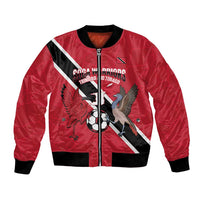 Custom Trinidad and Tobago Football Bomber Jacket Come On Soca Warriors - Wonder Print Shop